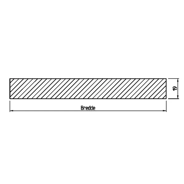 FURU 19X123 REKTKLED IMP KL1