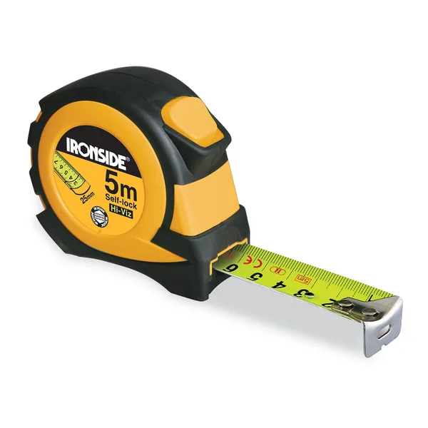 MÅLEBÅND 5M HI-VIS IRONSIDE