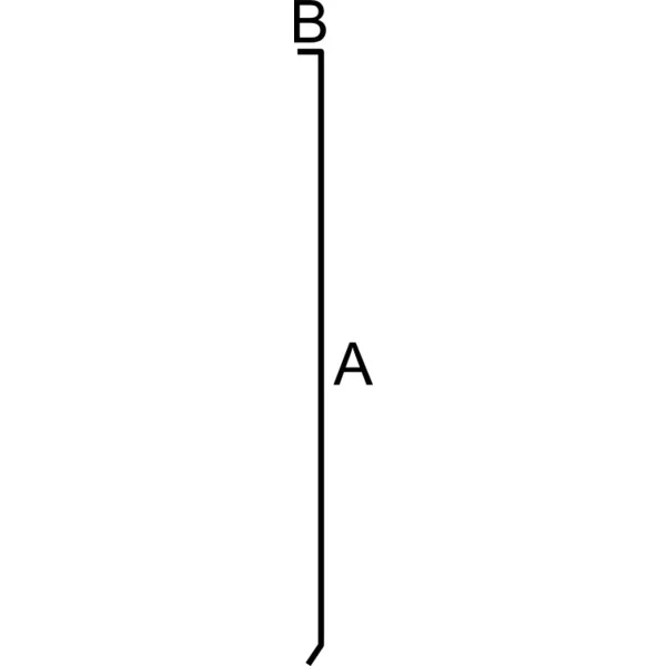SPARKEPLATE 10CM M KNEKK 1,25M