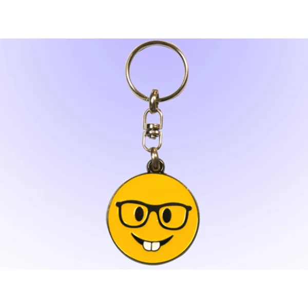 NØKKELANHENG E-122 EMOJI NERD