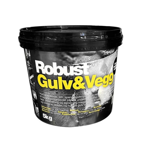 ROBUST GULV VEGG 5KG REP.MASSE