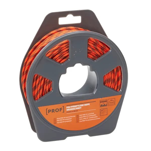 TAU PROF PP GRÅ ORANGE 4MMX40M
