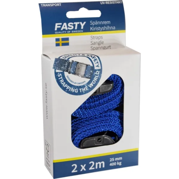PAKKESTROPP 2,0MX25MM 2PK BLÅ