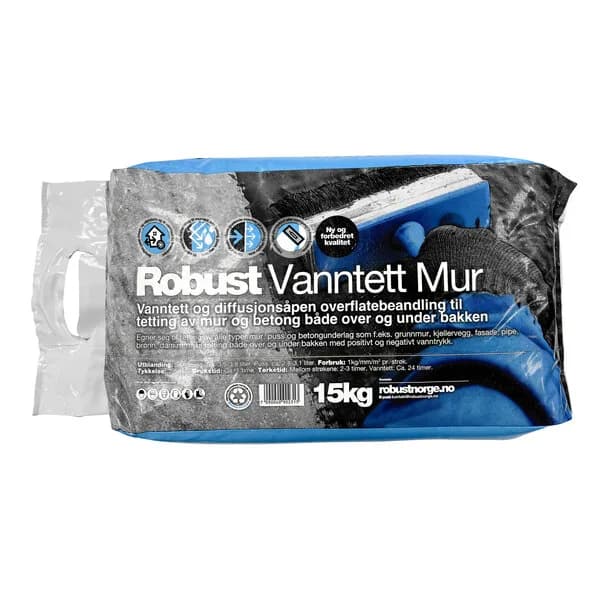 ROBUST VANNTETT MUR- 15KG