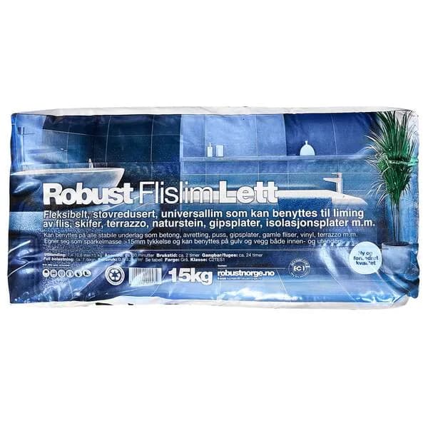 ROBUST FLISLIM LETT 15KG